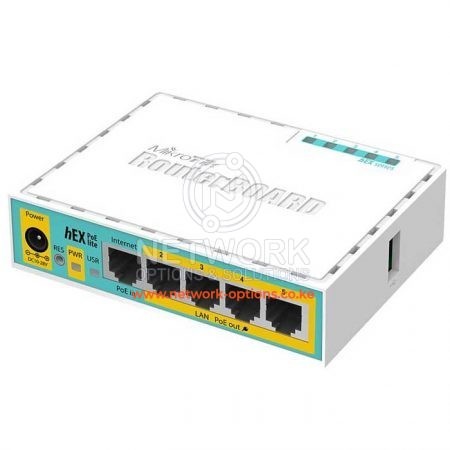 MikroTik RB750UPr2 hEX PoE lite in Kenya