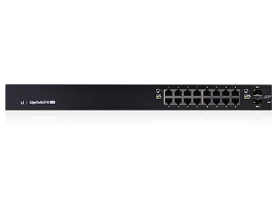 UBNT Edge Switch 16Portx GLAN,2xSFP,POE+,150W