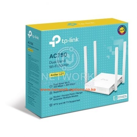 TP-Link Archer C24 AC750 Dual-Band Wi-Fi Router