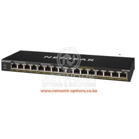 NETGEAR GS316P 16-Port Gigabit Unmanaged PoE+ Switch Kenya