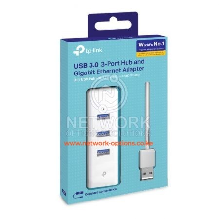 TP-Link UE330 3-Port Hub & Gigabit Ethernet Adapter Kenya