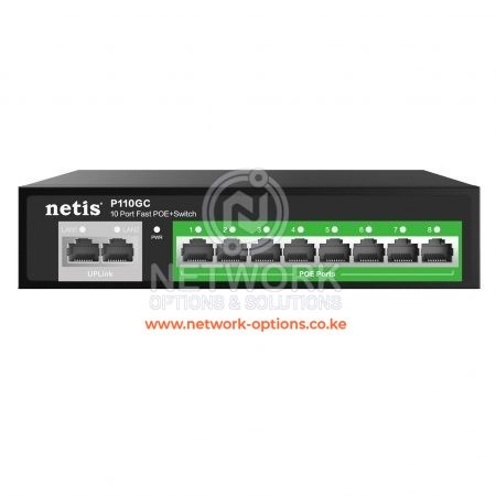 Netis P110GC 8 Port Gigabit PoE+ Switch Kenya