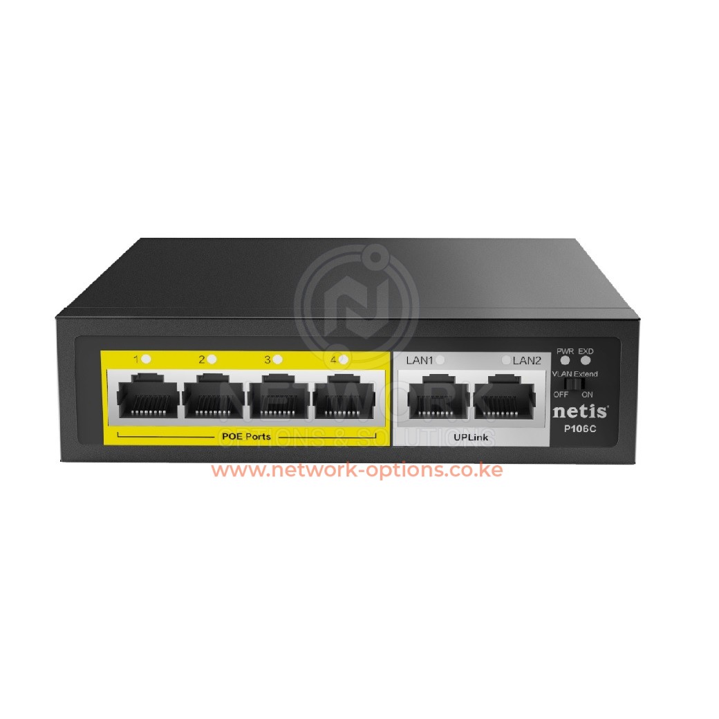 KuWFi POE Switch Ethernet Switches With 4 Port For IP Camera/Wireless  AP/Wifi Router 10/100/100M Smart Switch